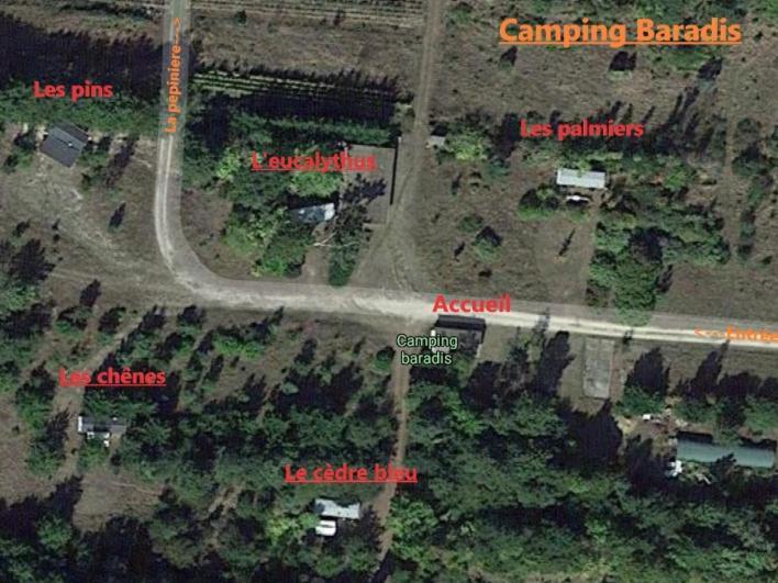 Camping Baradis Commensacq Экстерьер фото